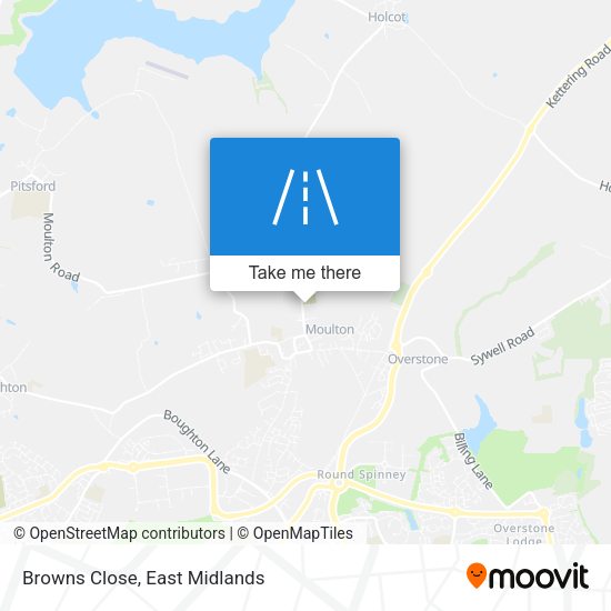 Browns Close map