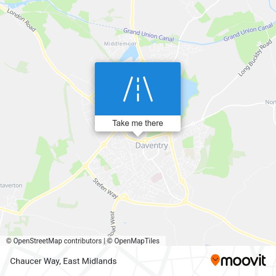 Chaucer Way map