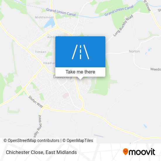 Chichester Close map