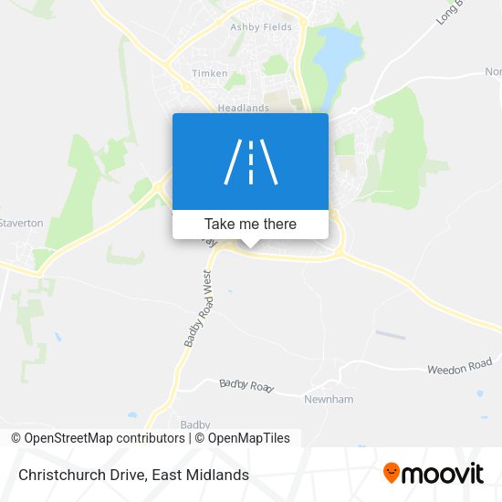 Christchurch Drive map