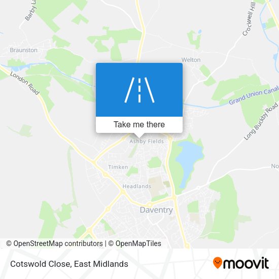 Cotswold Close map