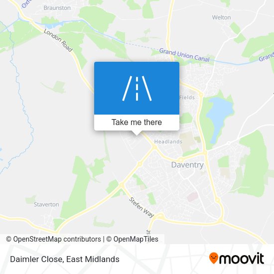 Daimler Close map