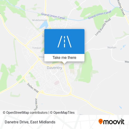 Danetre Drive map