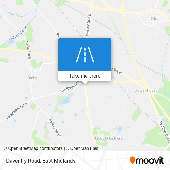Daventry Road map