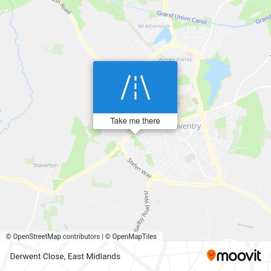 Derwent Close map