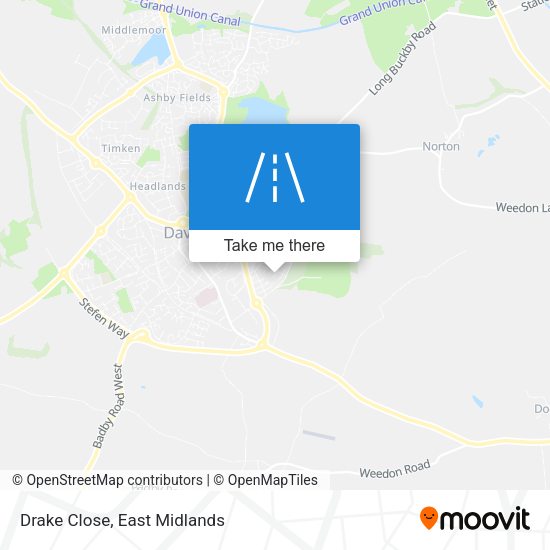 Drake Close map