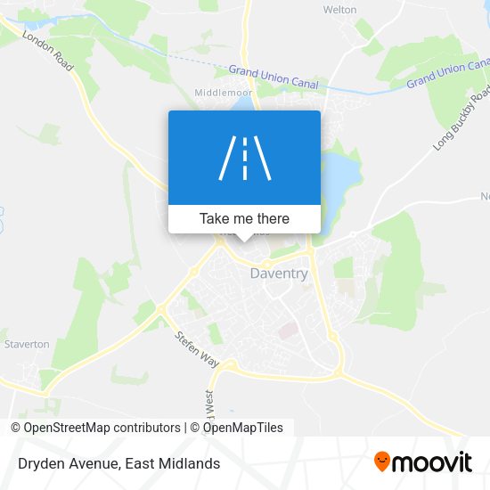 Dryden Avenue map