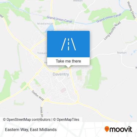 Eastern Way map