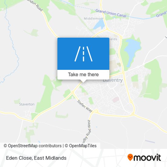 Eden Close map