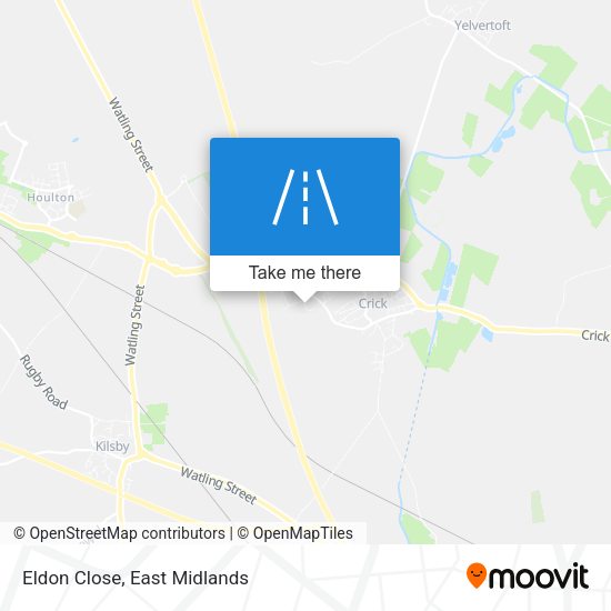 Eldon Close map