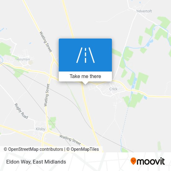 Eldon Way map