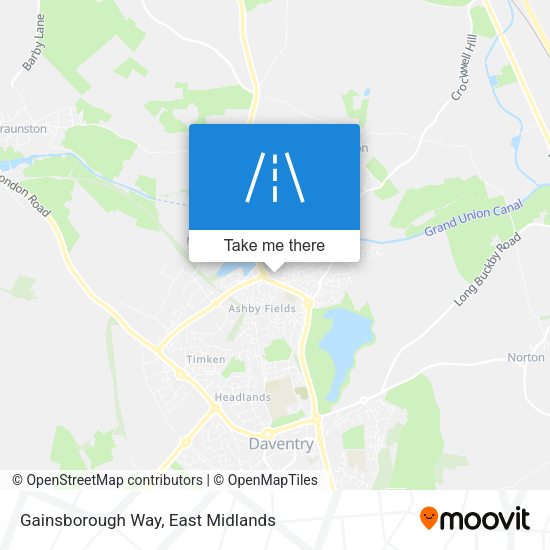 Gainsborough Way map