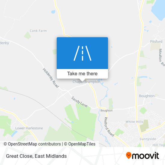 Great Close map