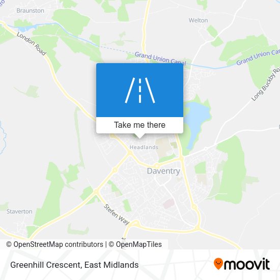 Greenhill Crescent map