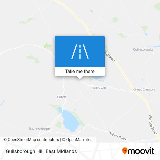Guilsborough Hill map