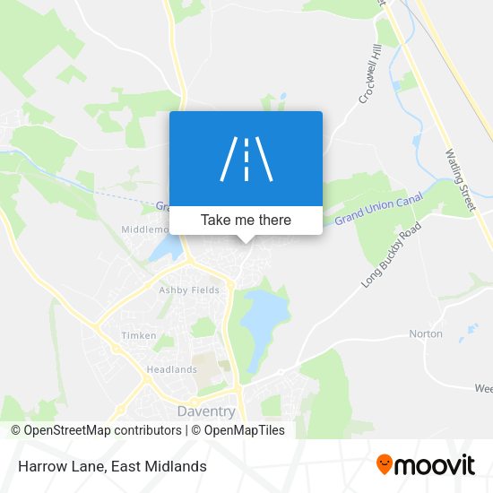 Harrow Lane map