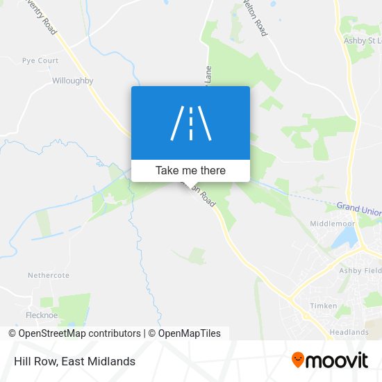 Hill Row map