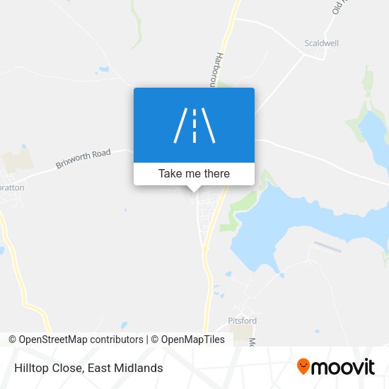 Hilltop Close map