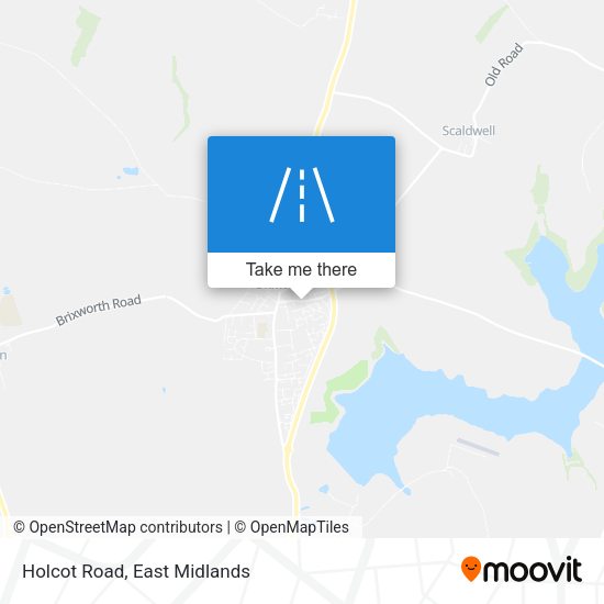 Holcot Road map