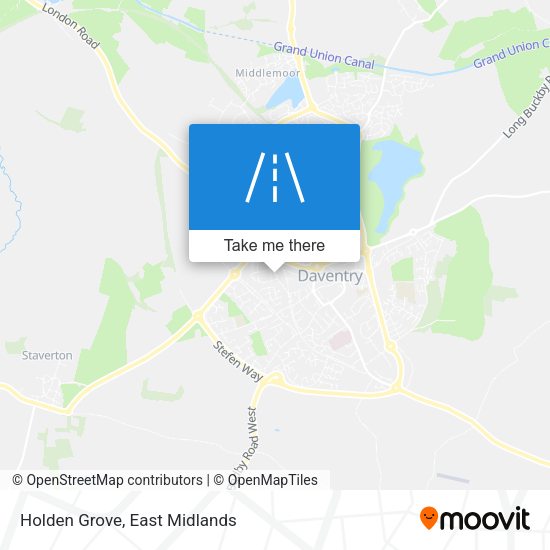 Holden Grove map