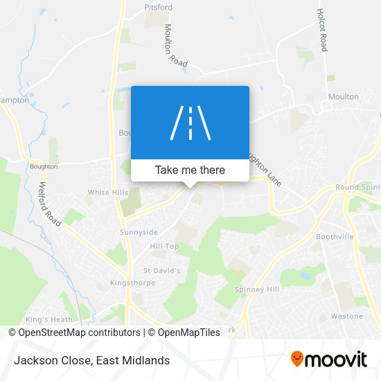 Jackson Close map