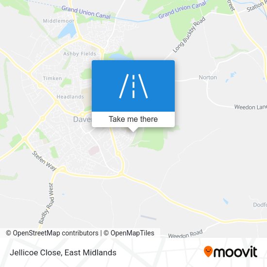Jellicoe Close map