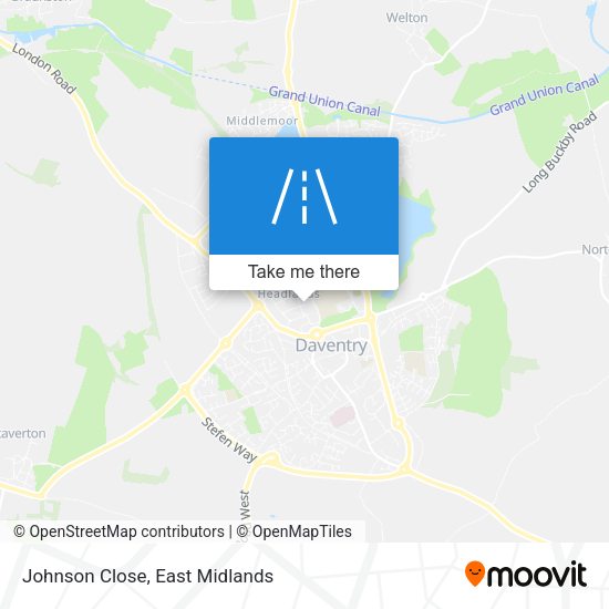 Johnson Close map