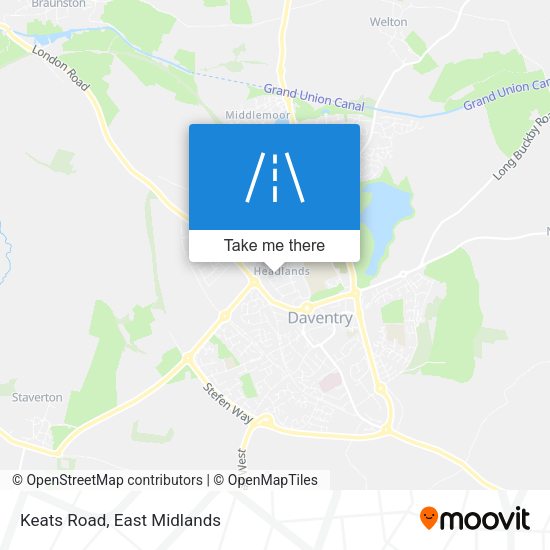Keats Road map