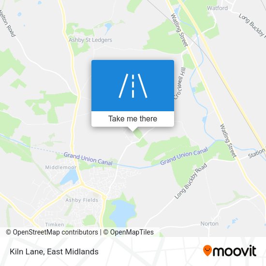 Kiln Lane map