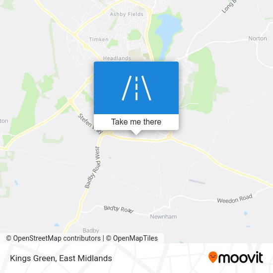 Kings Green map