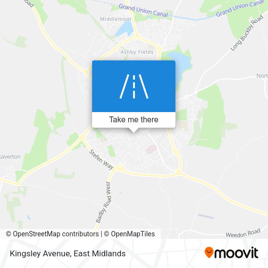 Kingsley Avenue map