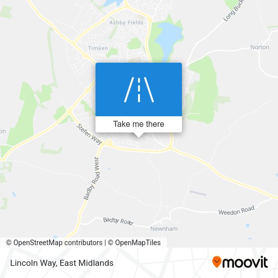Lincoln Way map