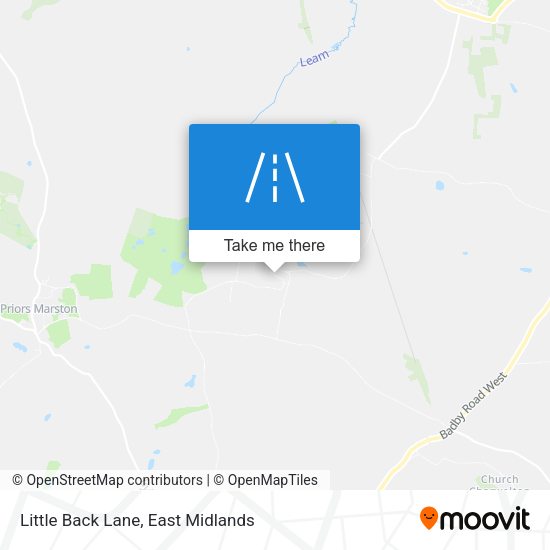 Little Back Lane map