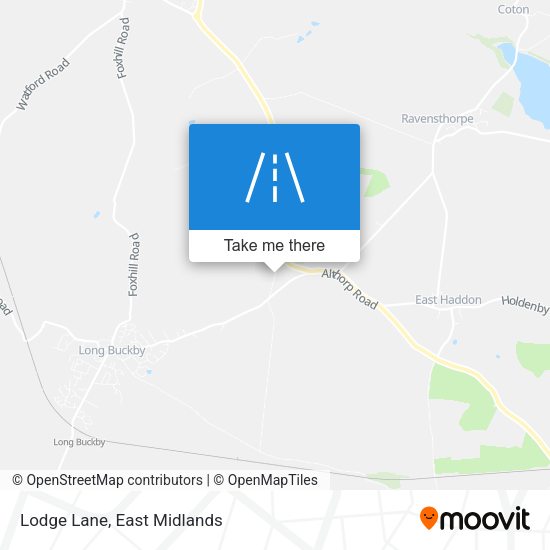 Lodge Lane map