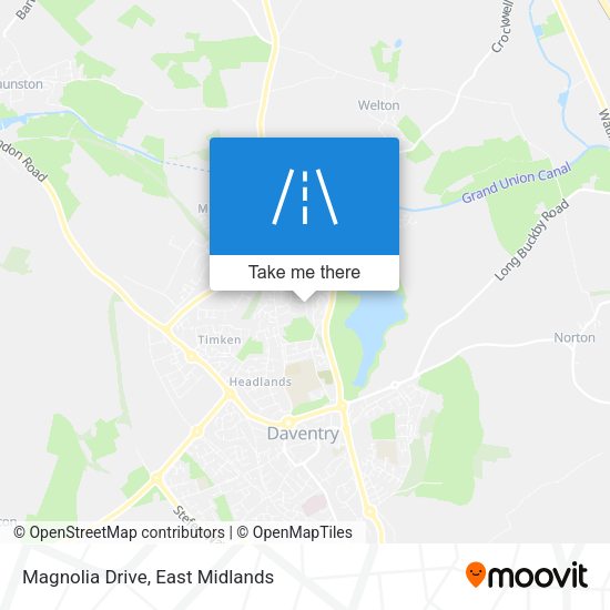 Magnolia Drive map