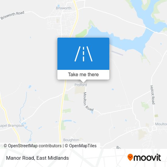 Manor Road map