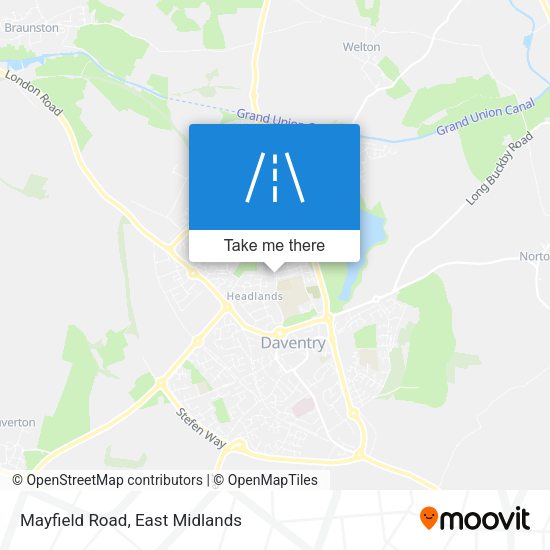 Mayfield Road map