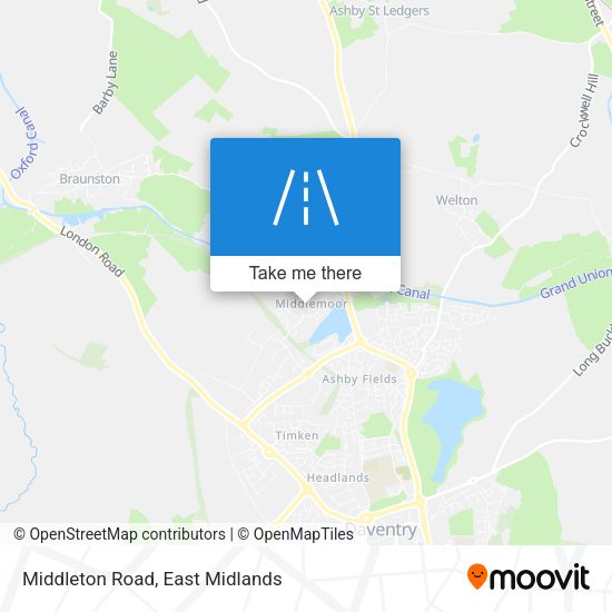 Middleton Road map