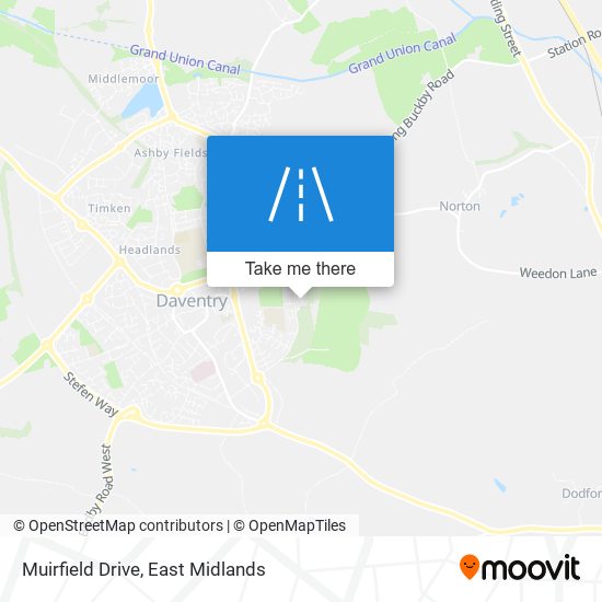 Muirfield Drive map