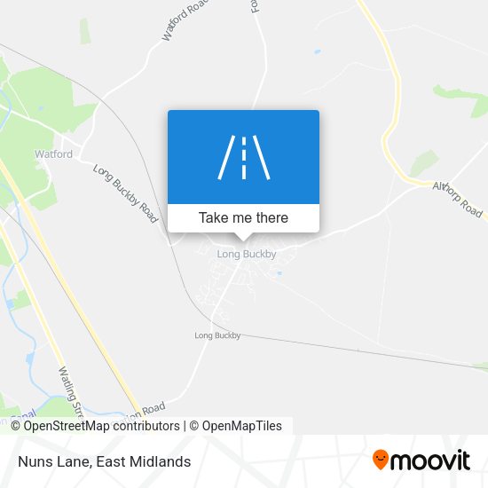 Nuns Lane map