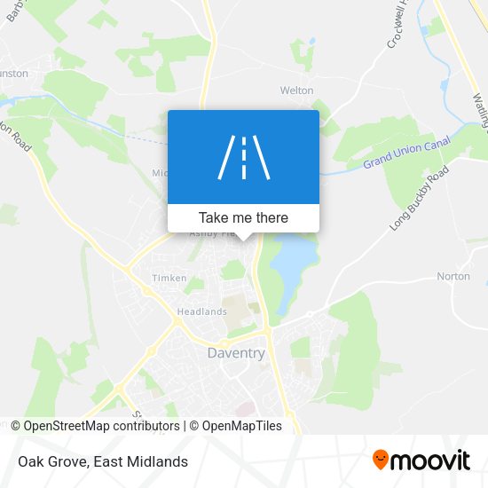 Oak Grove map