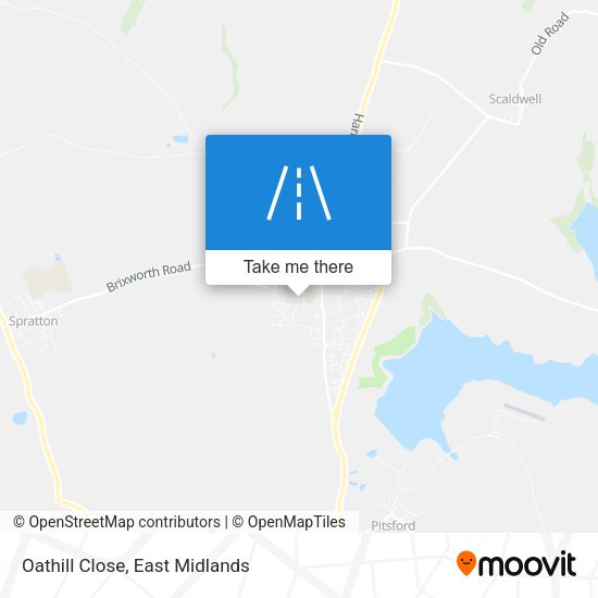 Oathill Close map