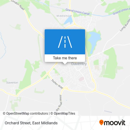 Orchard Street map