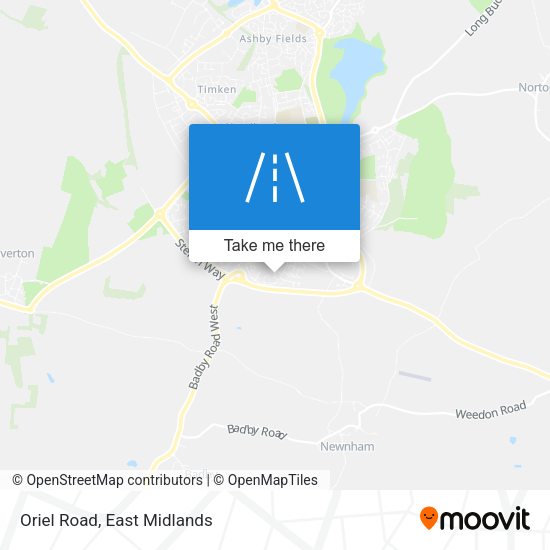 Oriel Road map