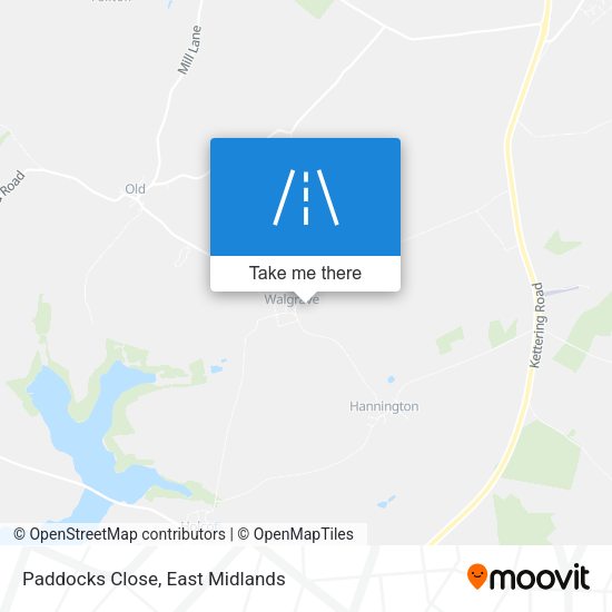 Paddocks Close map