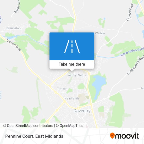 Pennine Court map