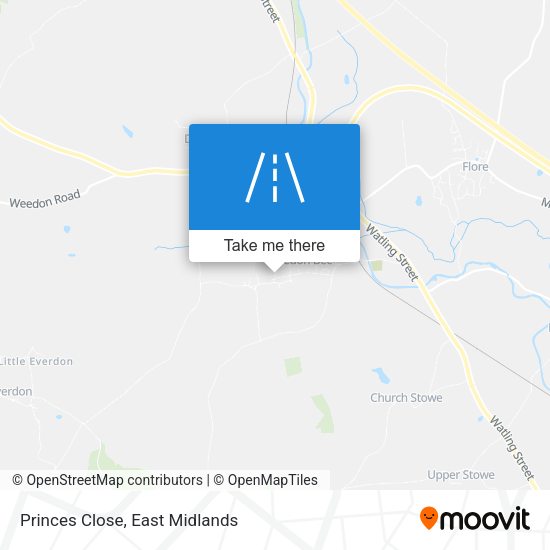 Princes Close map
