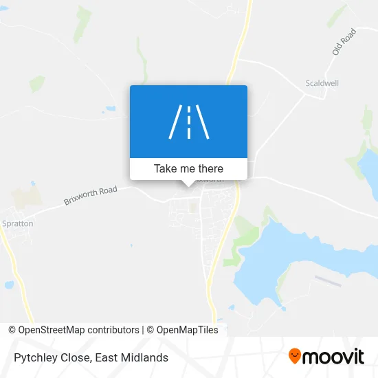 Pytchley Close map