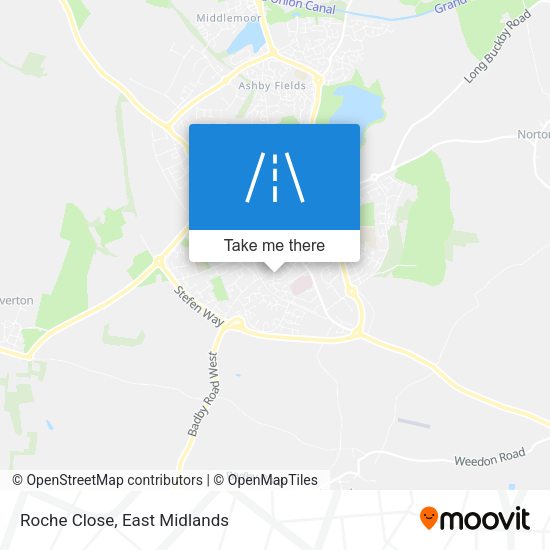 Roche Close map