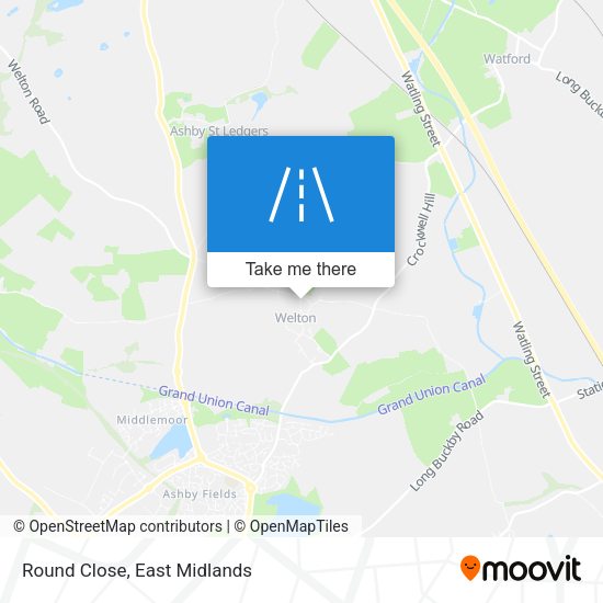 Round Close map